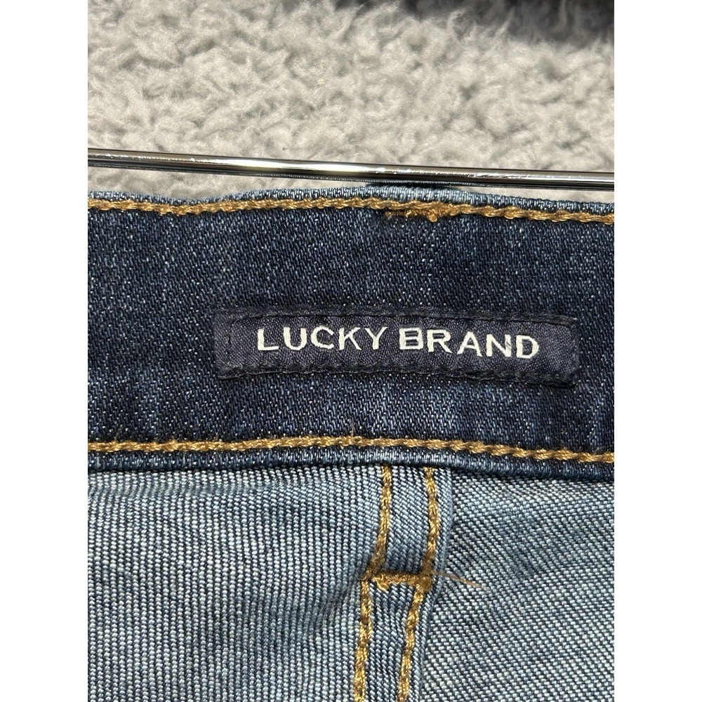 Lucky Brand 110 Slim Jeans Mens 32x29 Blue Medium Wash Excellent Stretch Denim - Picture 9 of 16